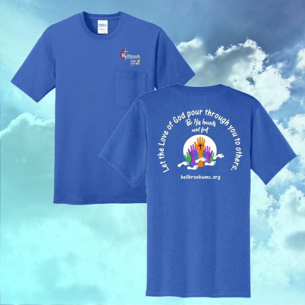 Bellbrook United Methodist Church Pocket T-Shirt Pre-order